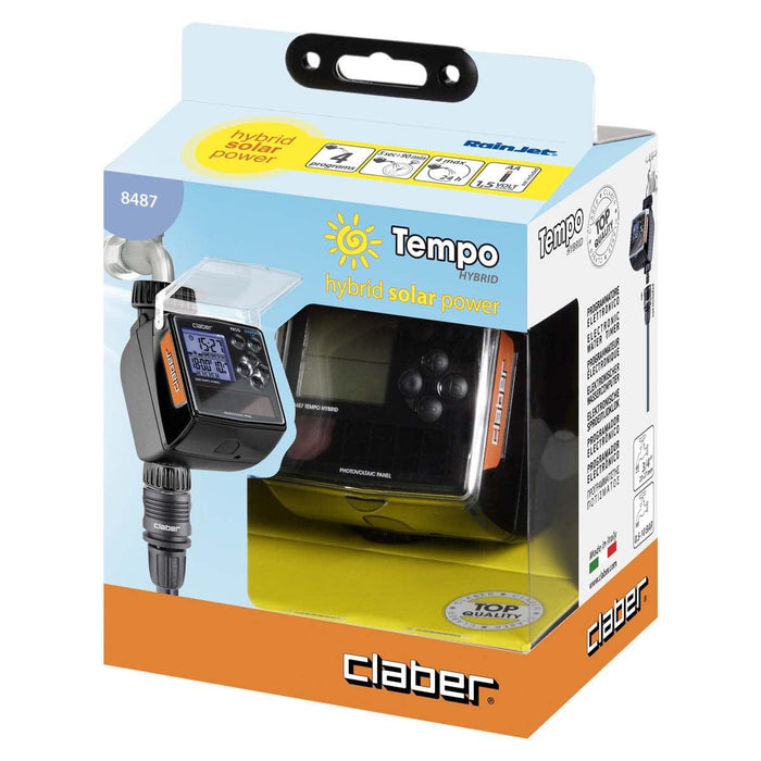 Claber Water Timer Claber Tempo Hybrid Solar Water Timer - 8487