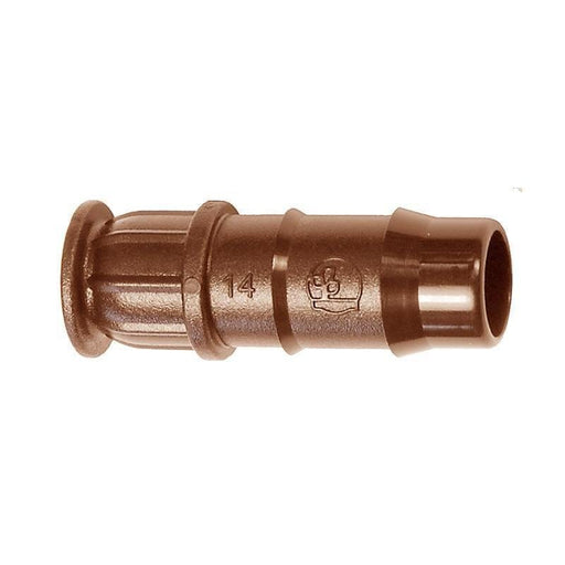 Drip Line Fittings 14mm DB End Plug 14mm (Brown) Suits Drip Line - 2 Pack