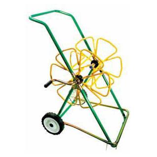 Metal Hose Reels - Heavy Duty Steel Hose Trolley With Stabilisers