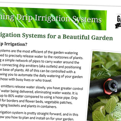New Drip Irrigation Planning & Installation Guide