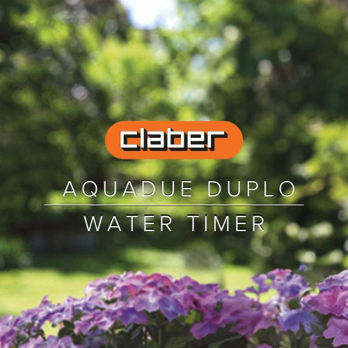 Claber Aquadue Duplo Water Timer: Dual-Outlet Timer for Effortless Garden Watering