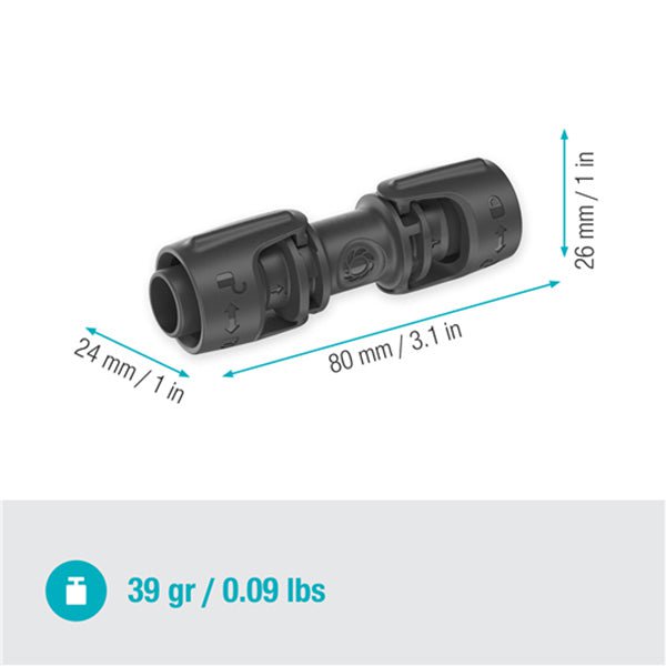 13mm Irrigation Pipe and Fittings Default Gardena Connector/Joiner 13mm (3 Pack) - 13203