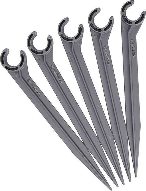 13mm Irrigation Pipe and Fittings Gardena Pipe Peg 13mm (5 Pack)