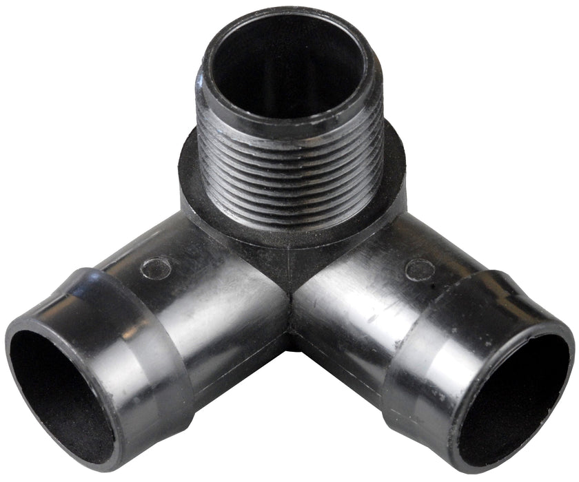 19mm Irrigation Pipe and Fittings Threaded Corner Elbow 19mm x 3/4" BSPM