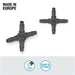 4.6mm Irrigation Pipe and Fittings Default Gardena Micro 4-Way Coupling 4.6mm (10 Pack) - 13214
