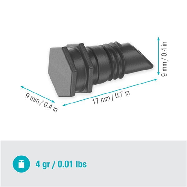 4.6mm Irrigation Pipe and Fittings Default Gardena Micro End Plug 4.6mm (10 Pack) - 13215