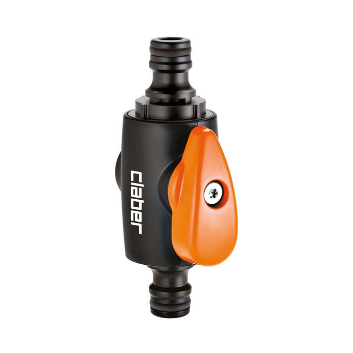 Claber Connector with Shut-Off Valve - 8611