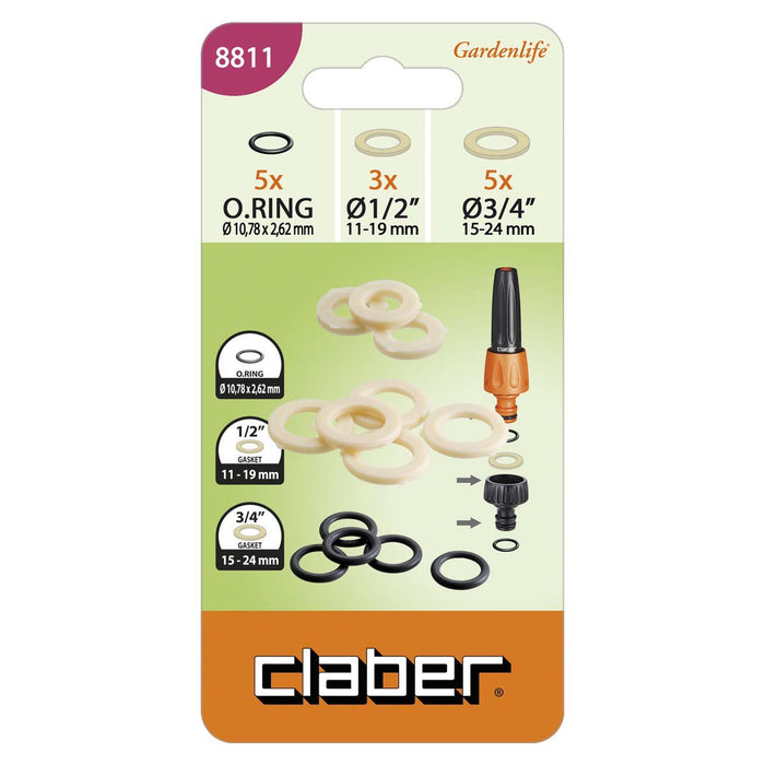 Claber O-Ring and Washer Set - 8811