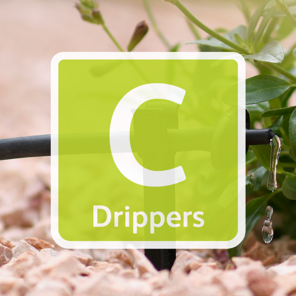 C - Drippers for precise watering