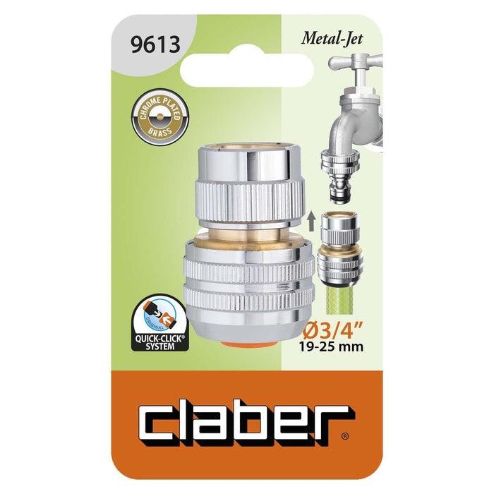 Default Claber Metal Hose End Connector 3/4" - 9613