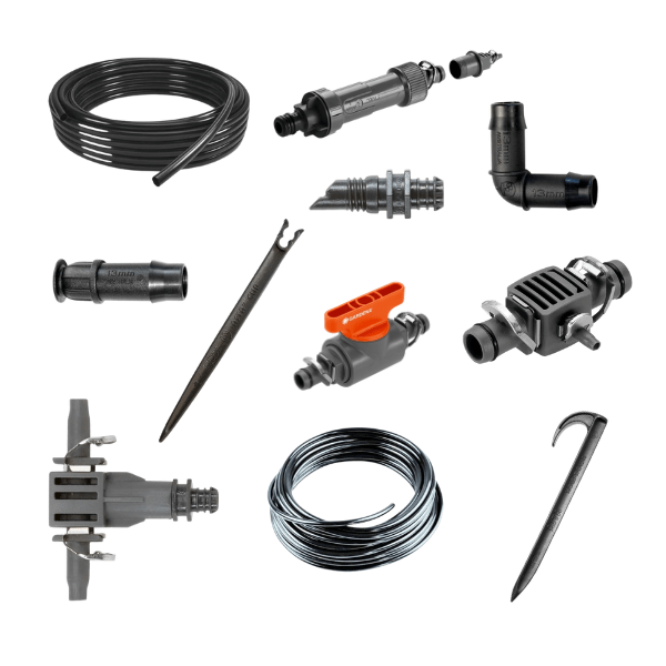 Drip Irrigation Kits Gardena Large Fixed-Flow Dripper Bundle