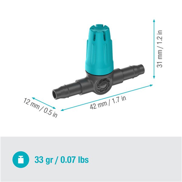 Drippers Default Gardena 360° Adjustable Inline Small Area Spray Nozzle (10 Pack) - 13316
