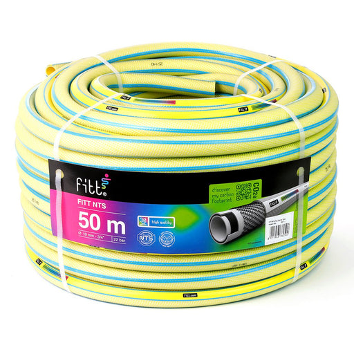 Garden Hose Pipe FITT NTS Yellow 3/4" Hose 50m