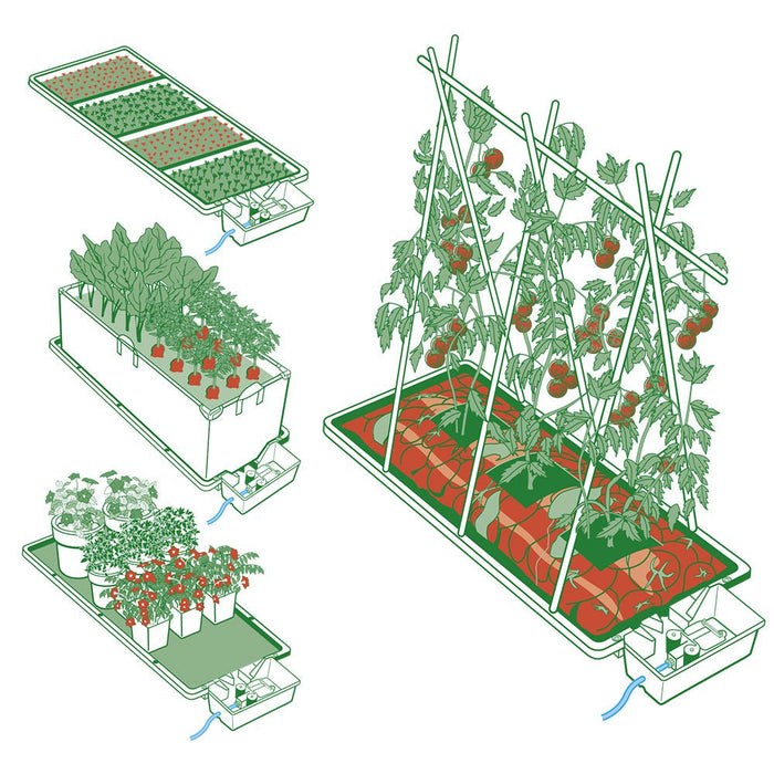 Greenhouse Watering Systems AutoPot Tray2Grow Kit