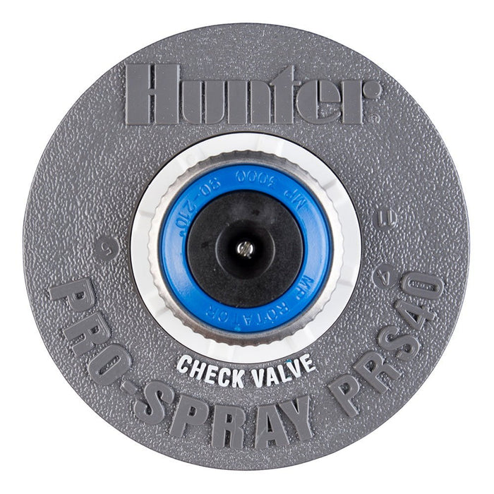 Pop Up Sprinklers and Nozzles Hunter Pro-Spray PRS40 4" Sprinkler Body w/ Pressure Regulator and Check Valve