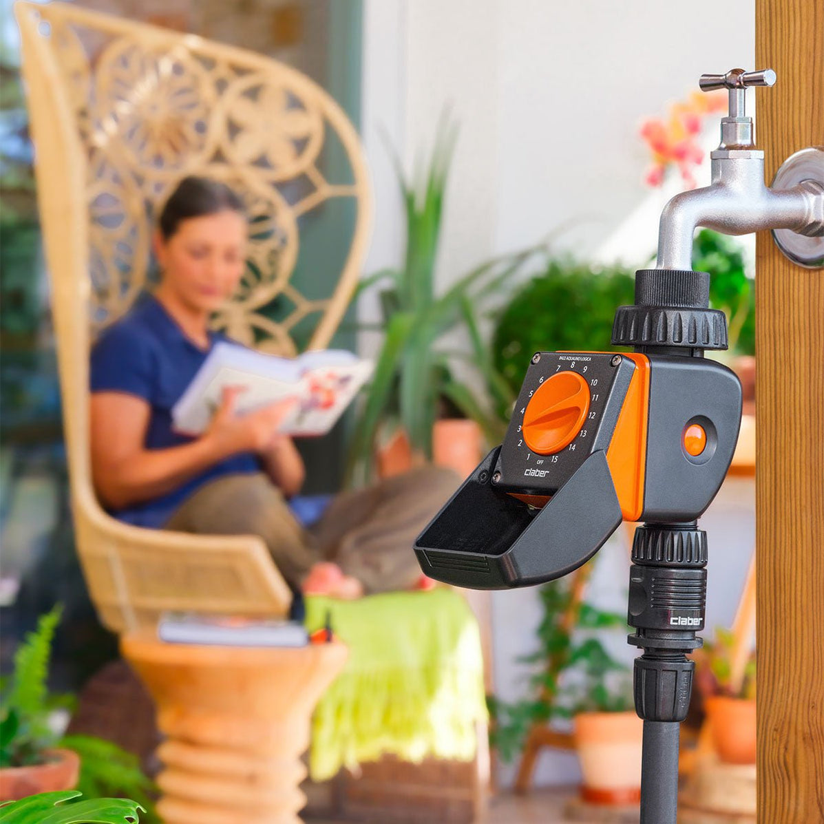 Claber Aquauno Logica Water Timer 8422 — Easy Garden Irrigation