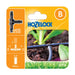 4mm Irrigation Pipe and Fittings Hozelock Micro Tee Connector 4mm (12 Pack) - 2777