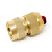 Brass Hose Fittings Brass Quick Connect w/ Auto-Stop 1/2"