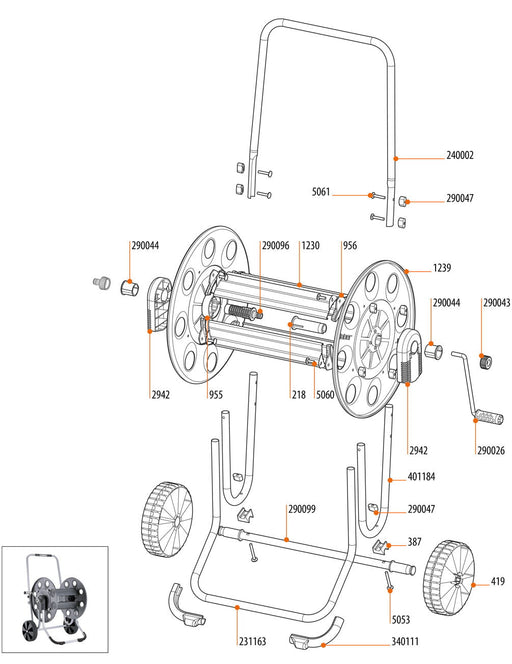 Claber Metal Gemini Replacement Parts