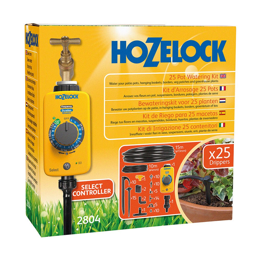 Drip Irrigation Kits Hozelock Pro 25 Pot Automatic Watering Kit - 2804