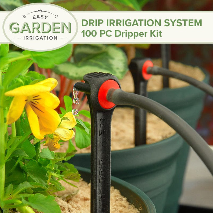 Drip Irrigation Systems Drip Irrigation System - 100 PC Dripper