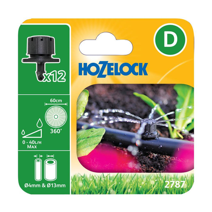 Drippers Hozelock 360° Adjustable Sprinkler (12 Pack) - 2787