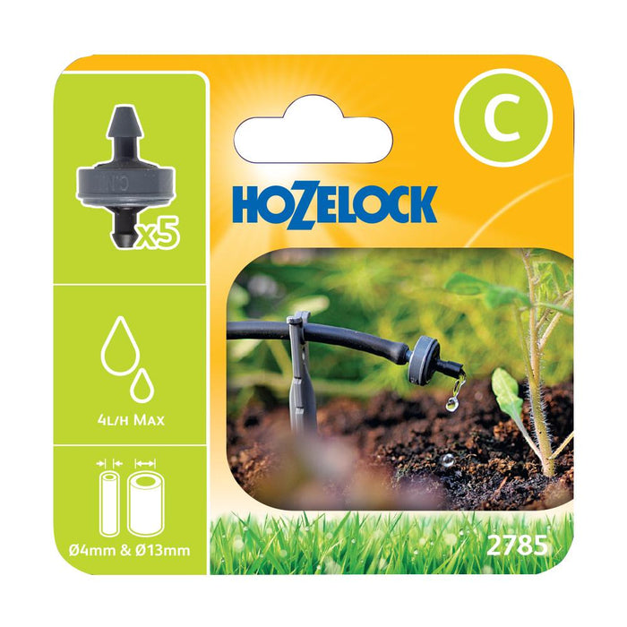 Drippers Hozelock 4 LPH End of Line Dripper (5 Pack) - 2785