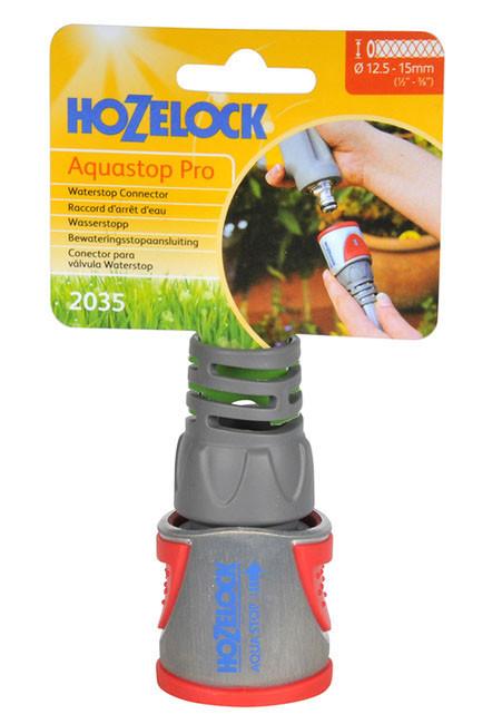 Hozelock Hose Fittings - Hozelock Metal Aqua Stop Connector Pro - 2035