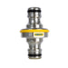 Hozelock Hose Fittings - Hozelock Metal Double Male Connector Pro - 2044