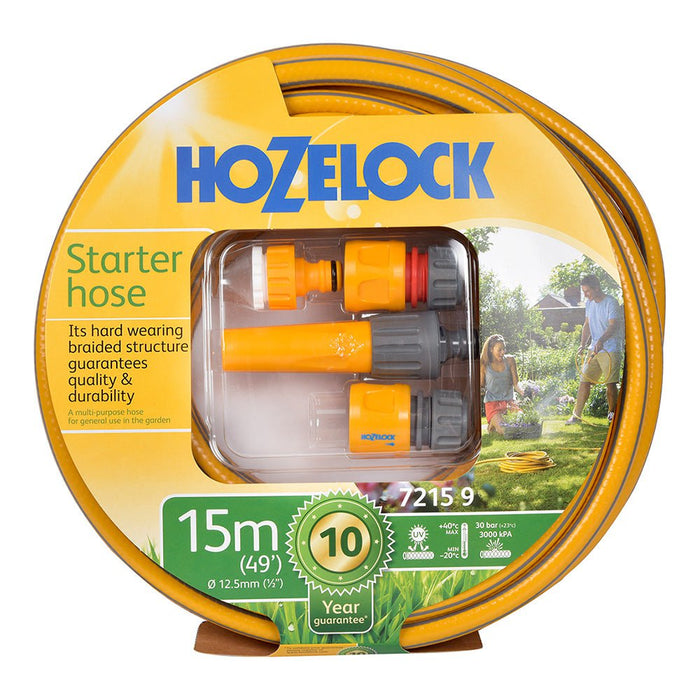 Hozelock Hose Hozelock 15m Hose Starter Set - 7215P