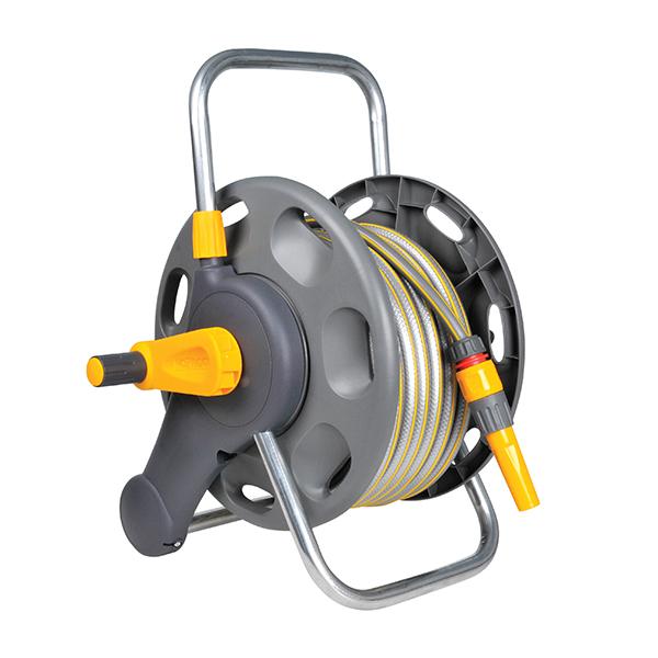 How to set up and install a hose reel