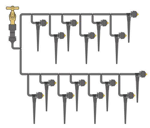 Hozelock Watering System Hozelock Easy Drip Micro Dripper Kit - 7024