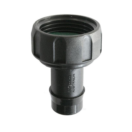 Irrigation Fittings Nut & Tail 1" BSPF x 19mm Barb
