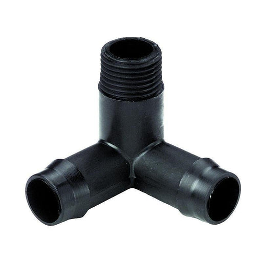 Irrigation Fittings Threaded Corner Elbow 19mm x 1/2" BSPM