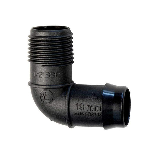 Irrigation Fittings Threaded Elbow 19mm x 1/2" BSPM