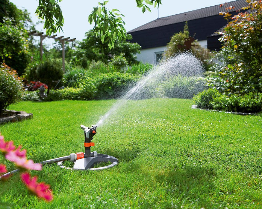 Lawn Sprinklers Gardena Premium Impulse Sprinkler on Sled Base - 8135