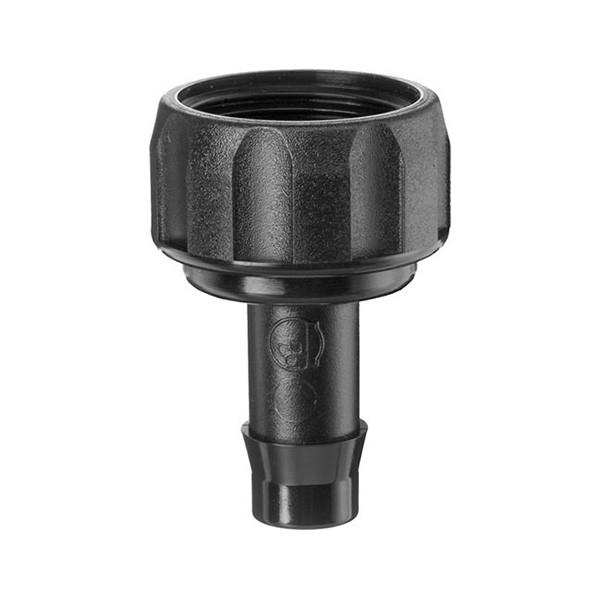 Supply Pipe Irrigation Fittings - 13mm - Nut And Tail Tap Adaptor - 13mm